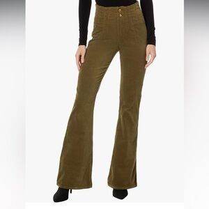 Free People Green Boot Cut Pants